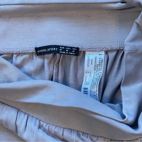 Oysho Sport Modal Blend Balloon Joggers in Taupe - Picture 4 of 8